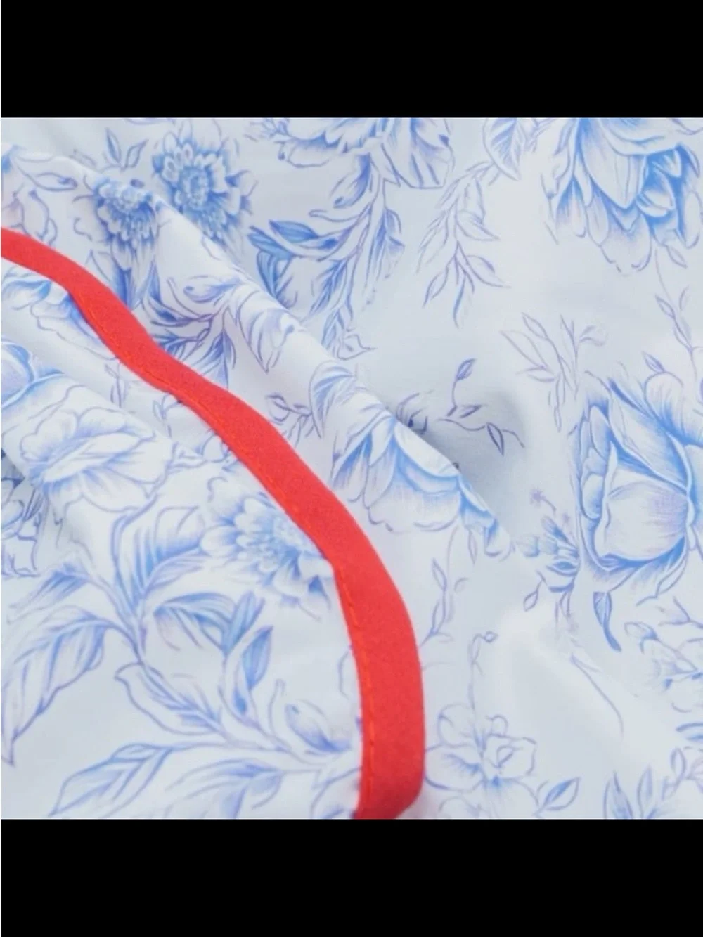 My Texas House Extra Large Floral Decorative Bow, Red and Blue, 48
